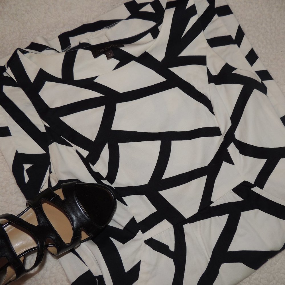 Black & White Pattern Dress